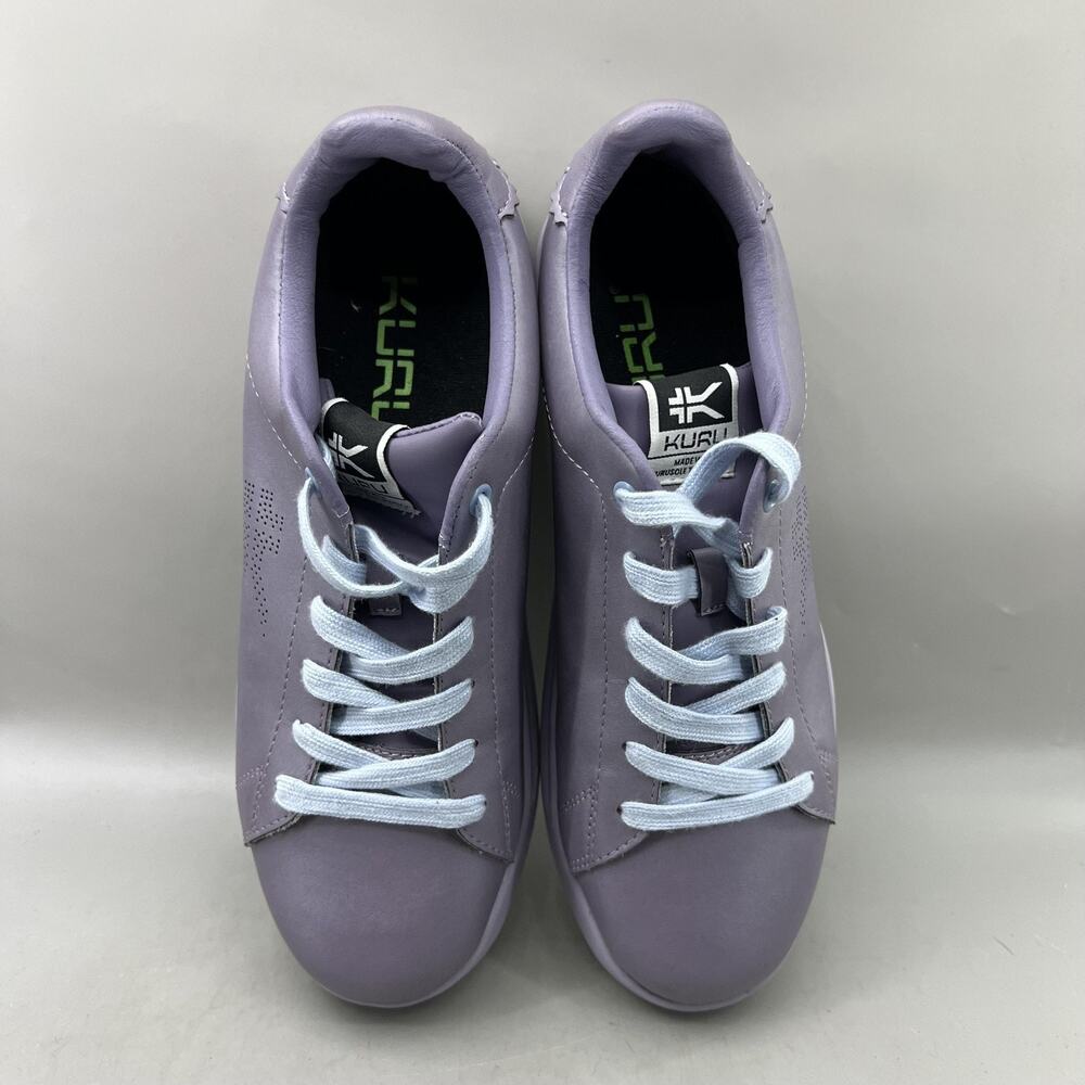 KURU Roam Classic Court Shoes Women Size 10.5 Purple Leather Comfort Sneakers - Picture 5 of 8